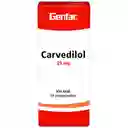 Genfar Carvedilol Bloqueador Beta (25 mg)