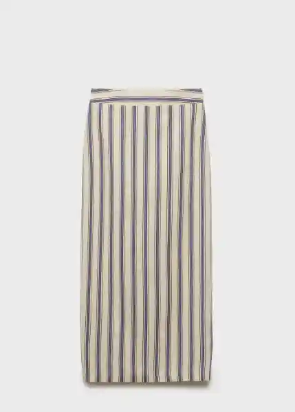 Falda Fred Crudo Talla 38 Mujer Mango