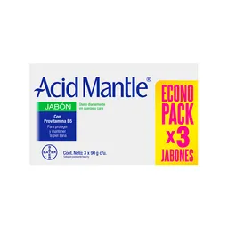Acid Mantle Jabón con Provitamina B5 3 Unidades x 90 gr