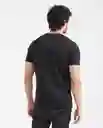 Camiseta Graphic Negro Sombrío Ultra Oscuro T. M Chevignon