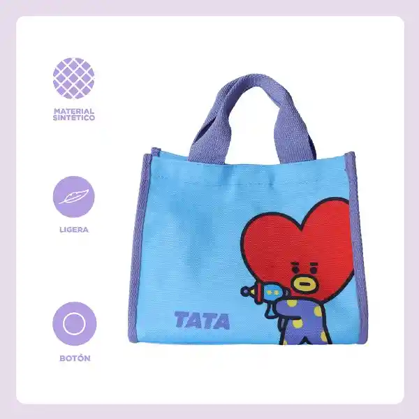 Lonchera Serie Tata Azul Bt21 Miniso