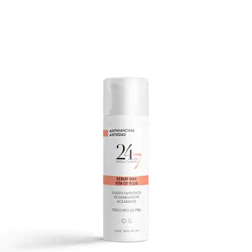 24-7 By Paola Turbay Serum Max Antimanchas Aclarante