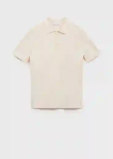 Camiseta Polo Andrew Marfil Talla S Hombre Mango
