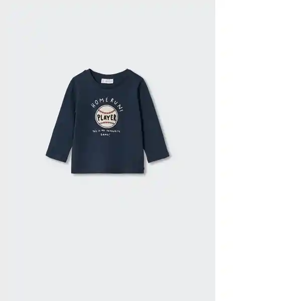 Camiseta Player Navy Talla 72 Niños Mango