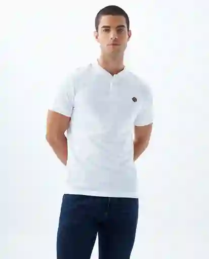 Camiseta Hombre Blanco Talla L 800G002_BLA110601 Americanino