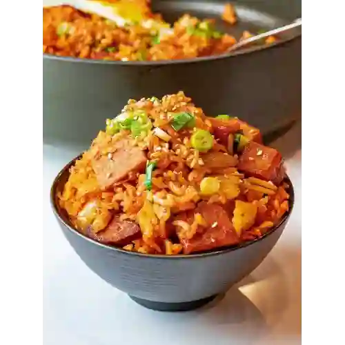 Arroz con cerdo pequeño