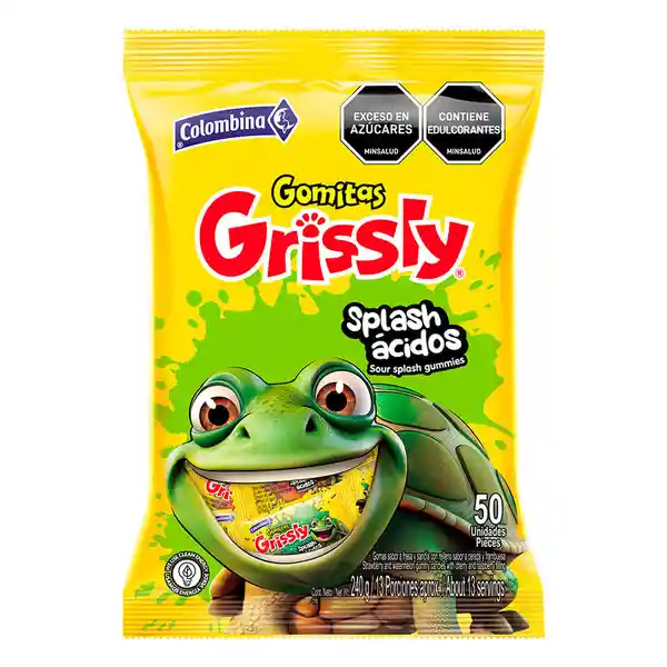 Grissly Goma Sandía Fresa Cereza