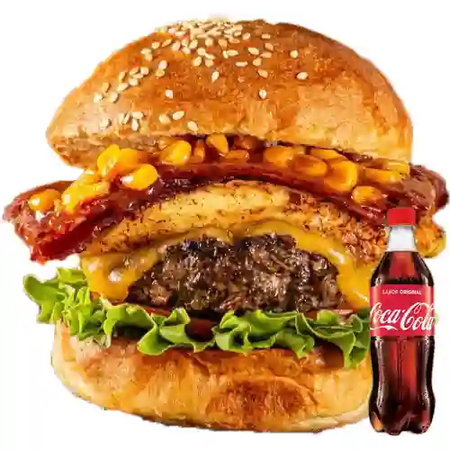 Combo Hamburguesa Criolla + Coca Cola Original 500 ml