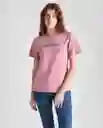 Camiseta Mujer Rosado Talla M 609G050_ROS181435 Americanino