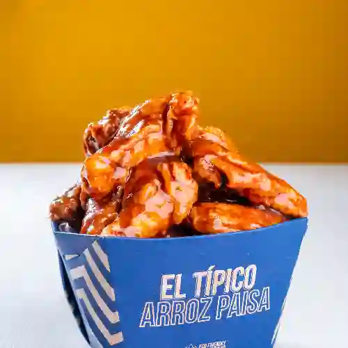 Alitas de Pollo X 16 Piezas con Papa