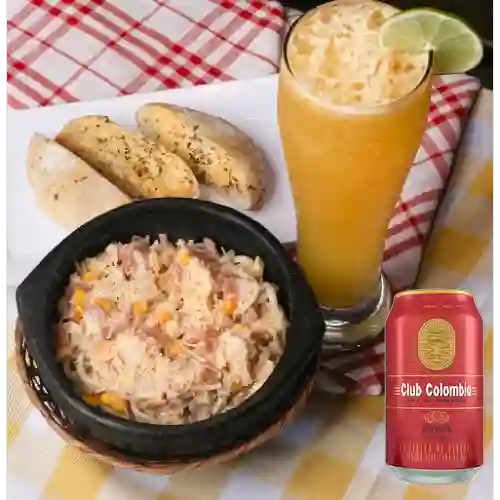 Combo Lasaña Dos Carnes + Club col. Roja Lta 330ml