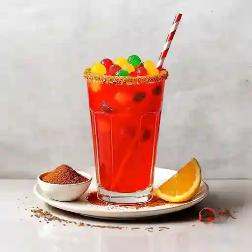 Michelada De Frutos Rojos