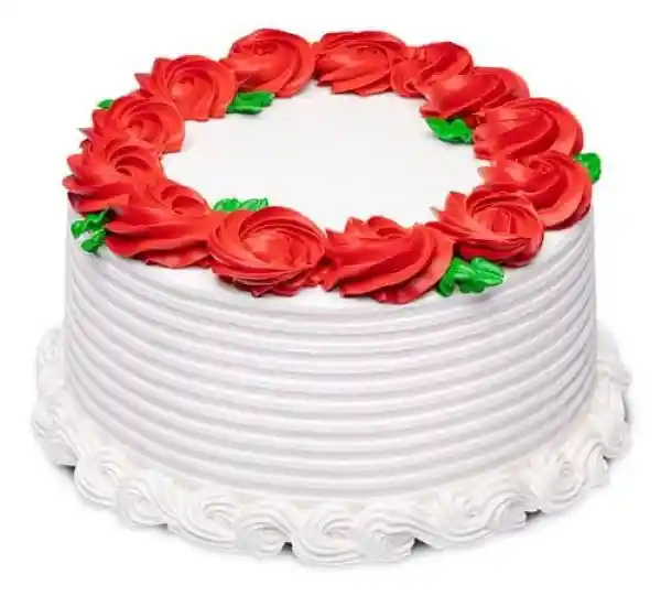 Ramo Torta/Cake de Vainilla de Rosas 8 Members Selection