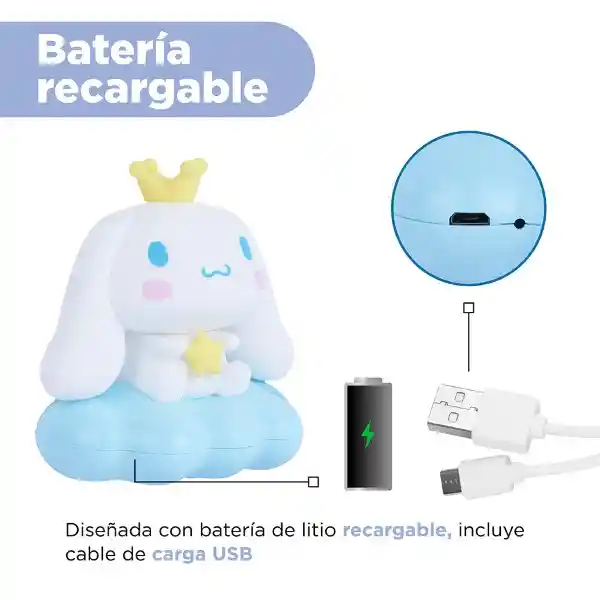 Lámpara de Noche Nube Cinnamoroll Serie Sanrio Miniso