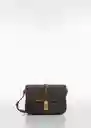 Bolso Yvonne Marrón Mujer Mango