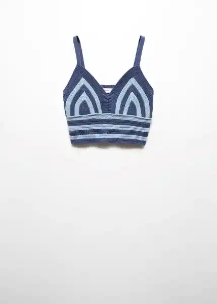 Top Carioca Azul Talla 21 Niñas Mango