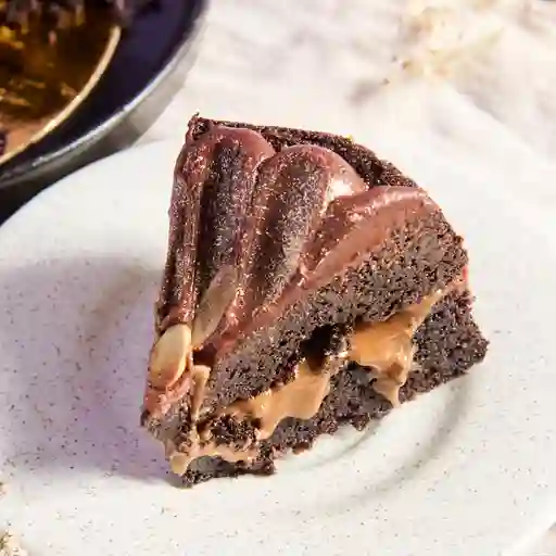 Porción torta ferrero