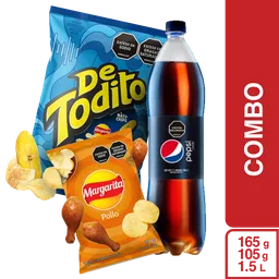 Combo Celebración: Detodito + Margarita Pollo + Pepsi Cero