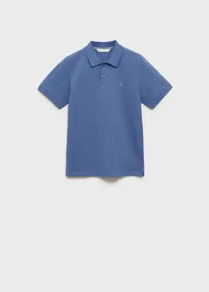 Polo Javier8 Azul Talla 10 Niños Mango