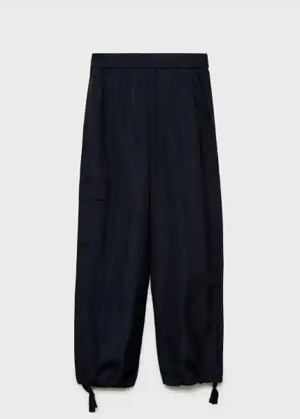Pantalón Vicky Navy Talla S Mujer Mango