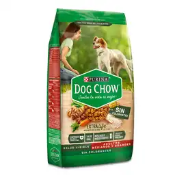 Dog Chow Sin Colorantes Adultos Medianos y Grandes 2Kg