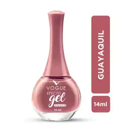 Vogue Esmalte Efecto Gel Tono Guayaquil Rosado