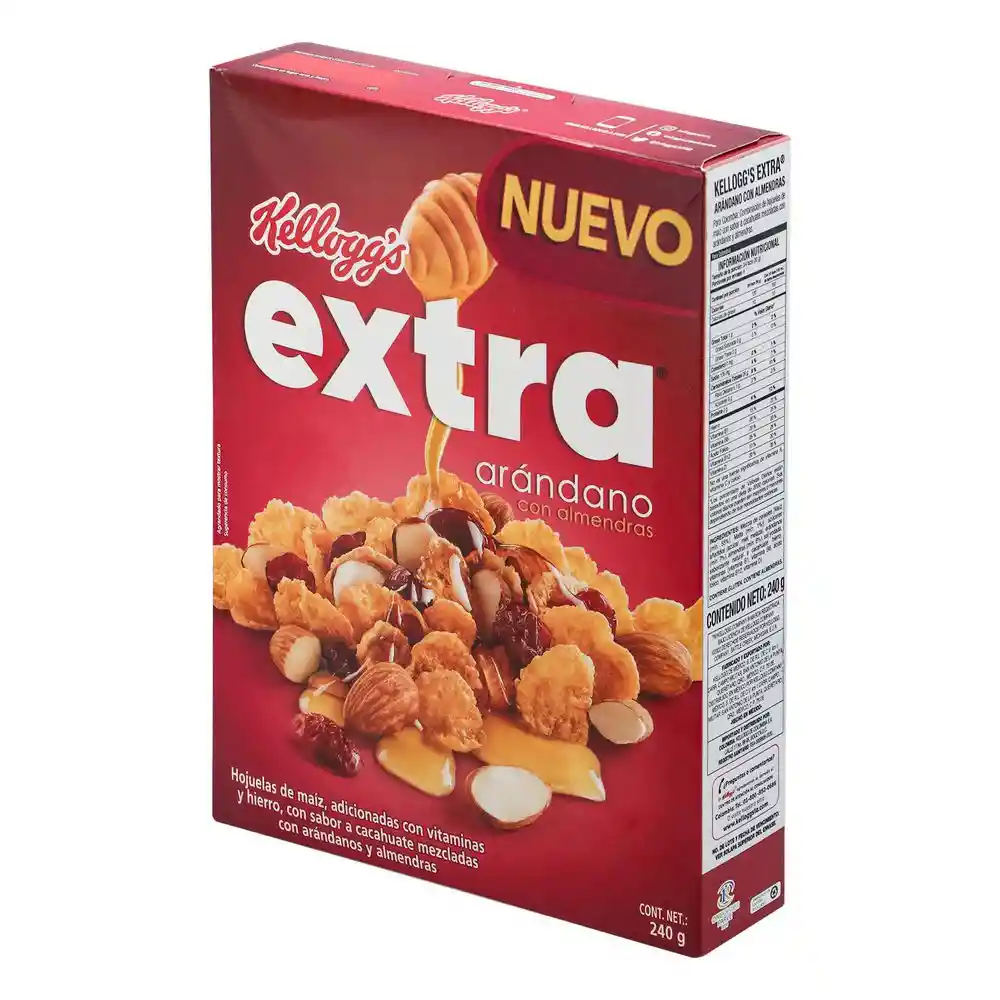  Kelloggs Cereal Extra Arandano Con Almendra 