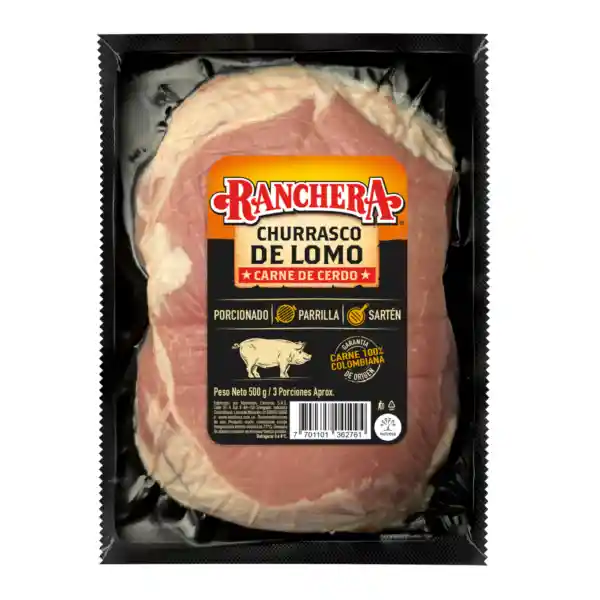 Churrasco de Lomo Ranchera Cerdo x 500 g
