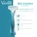GILLETTE Venus Original Cuchilla de Afeitar Mujer con Aloe Máquina de Afeitar con 3 Hojas Depilación Corporal al Ras 1 Ud