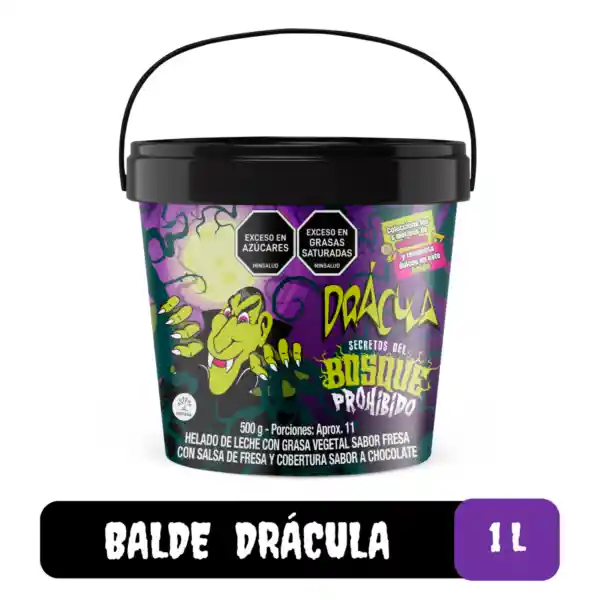 Crem Helado Drácula Vaso Secretos Del Bosque Prohibido