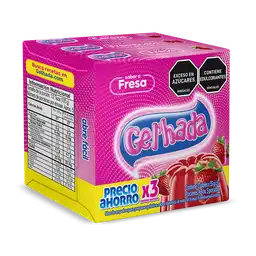 Gelatina Gelhada 3 Sabores Surt. x 35gr c/u