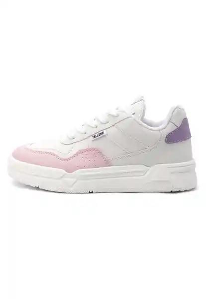 Tenis Dama Blanco-Lila Talla 40 538 Tellenzi