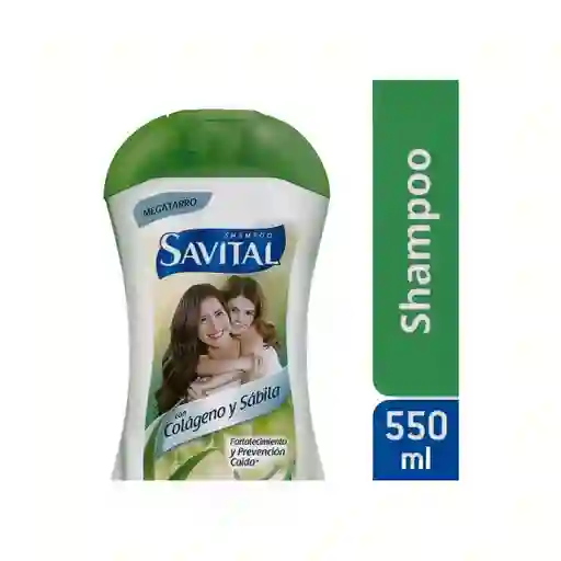 Savital Shampoo con Colágeno y Sábila