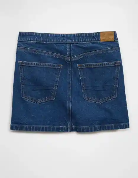 Falda Mujer Azul Talla: 10 5124936 American Eagle