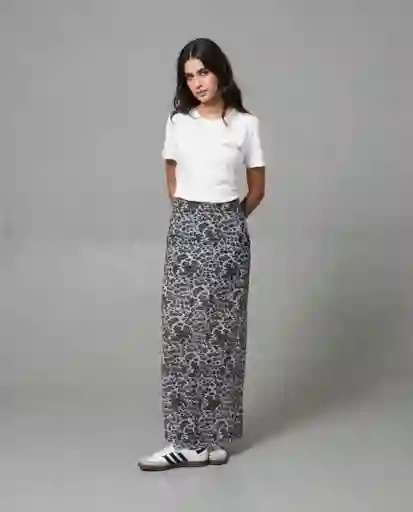 Falda Mujer Gris 8 242G002_GRI180601 Rifle