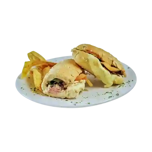 Sánduche Pollo con Champiñones