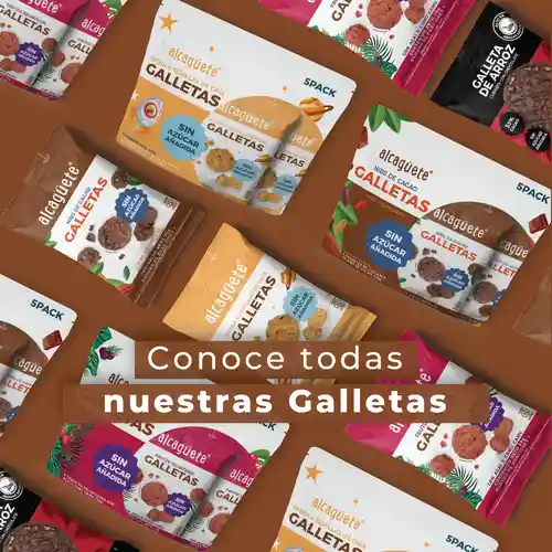 Alcaguete Galleta Nibs de Cacao sin Azúcar