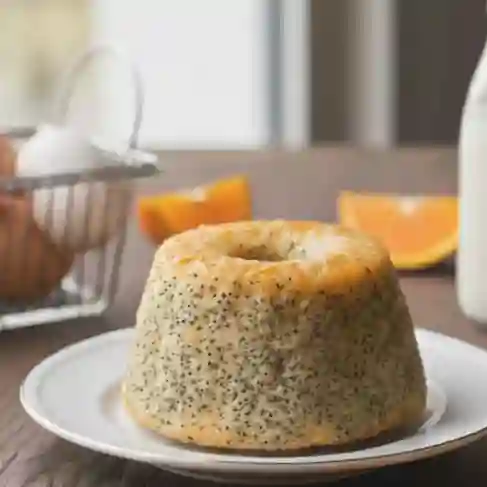 Cake naranja y amapola