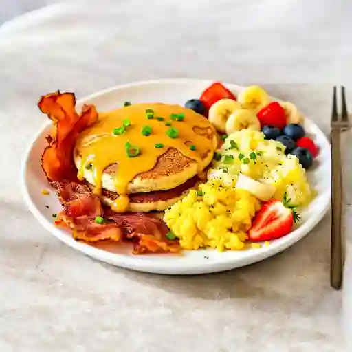 Pancakes De Avena Con Huevo