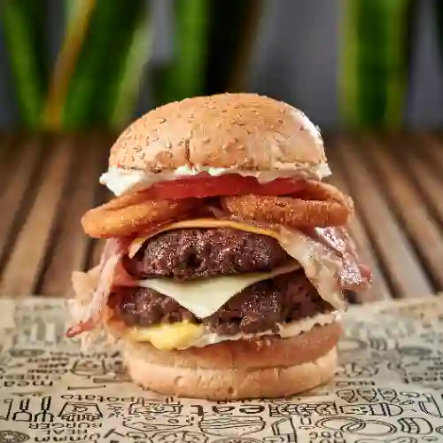 Hamburguesa Full House Doble