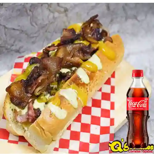 Combo Perrito Caliente + Coca Cola Original 400 ml