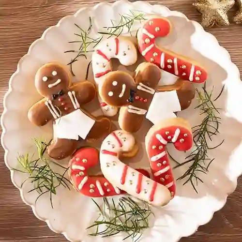 Galletas Muñeco y Bastón X2