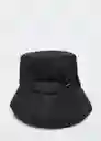 Gorro Dido Negro Talla 99 Mujer Mango