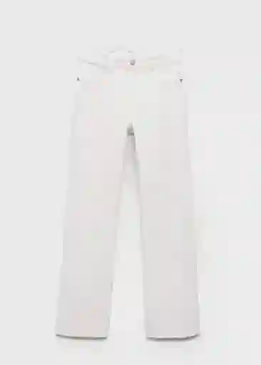 Jean Sienna Blanco Talla 34 Mujer Mango