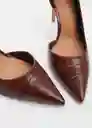 Zapatos Audreyc Chocolate Talla 42 Mujer Mango