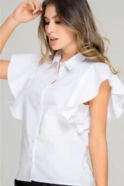 Camisa Shophie Color Blanco Talla S Ragged