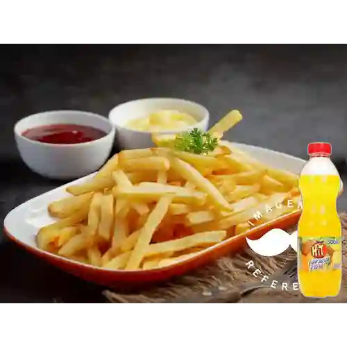 Combo Papas a la Francesa + Hit Naranja Piña 500 ml
