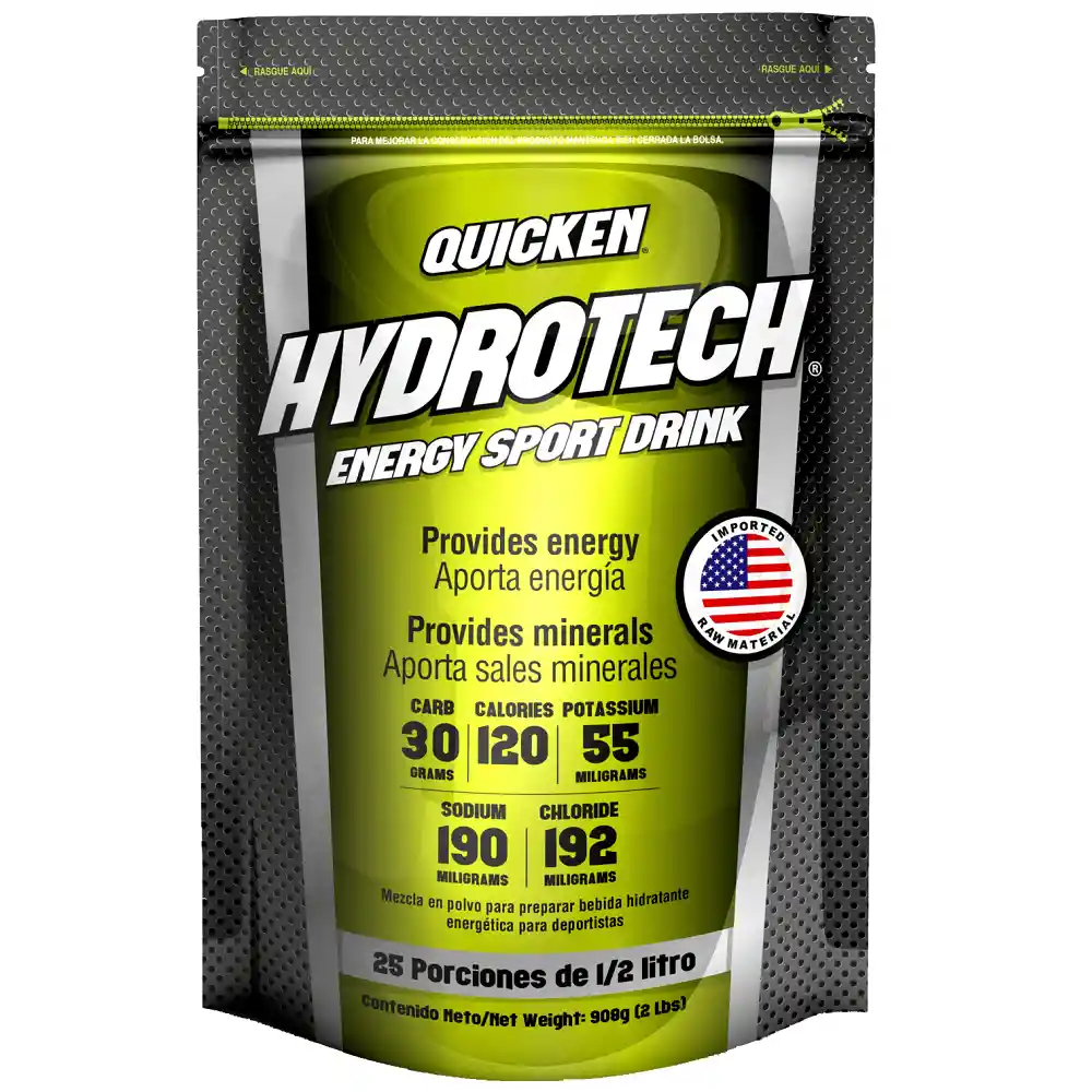 Quicken Hydrotech Bebida Energetica Para Deportistas 980 Gramos