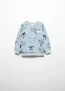 Buzo Sudadera Mhoorray Celeste Talla 69 Niños Mango