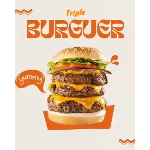 Hamburguesa Triple